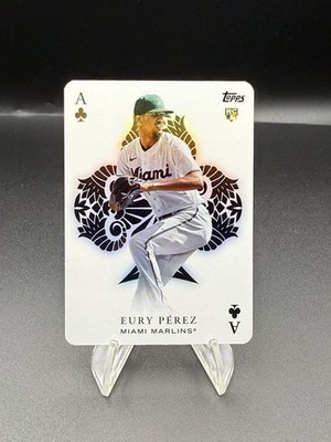 Eury Perez 2023 Topps Update RC ALL ACES Insert Miami Marlins #AA-73 Rookie