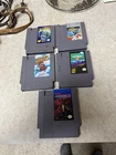 Lot of 5 Vintage Nintendo NES Video Game Cartridges Super Mario Pinball Gremlins
