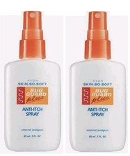 Lot of 2 - Avon Skin So Soft Bug Guard Plus Anti-Itch Spray Relief 2oz