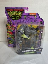 Playmates Toys TMNT Mutant Mayhem Rocksteady 5 in Action Figure - 83293