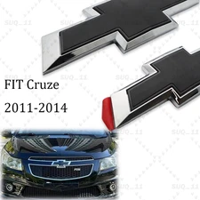 Black Bowtie Front Bumper Grill & Rear Emblem For Cruze 2011-2014 95441429