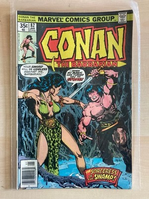Conan The Barbarian, Marvel, US, Nr 82, Z 2, Stempel Antiquariat 1. Seite