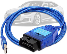 KKL 409 Fiat ECU Scan OBD2 Cable with FT232RL Chip,Diagnostic Software for V AG-