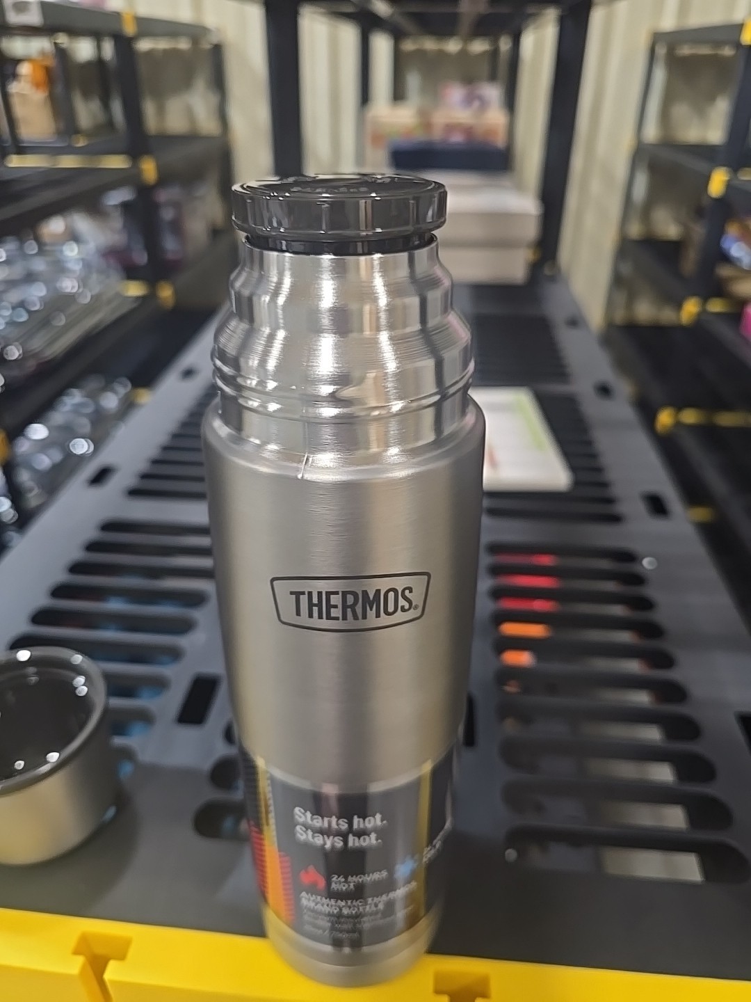 Thermos 25 oz. Vacuum Insulated Stainless Steel Beverage Bottle - Grey Label