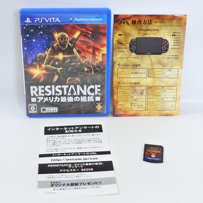 RESISTANCE PS Vita Sony Playstation 2980 pv