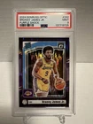 Bronny James Jr. 2024 Donruss Optic No. 282 Rated Rookie Purple Shock PSA 9