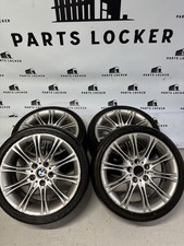 GENUINE BMW E46 MV2 72M 18" M SPORT 3 SERIES ALLOY WHEELS 7896470, 7896490