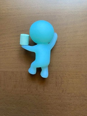 Smiski Toilet Series – Sashidashisuki Figure – Glow-in-the-Dark