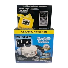 Rust-Oleum Wipe New Headlight Restore Kit, Restoration .5 FL OZ Polymer Solution