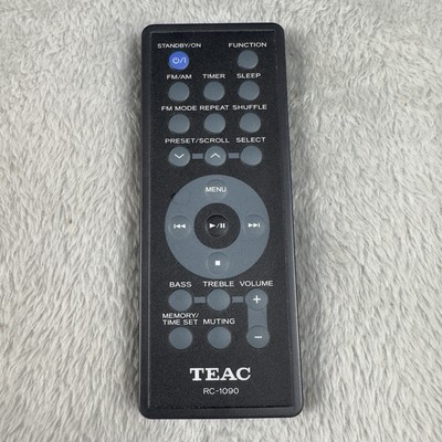 Teac RC-1090 Black Wireless Handheld Remote Control For Teac MC-DX32i CD System