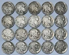 Half Roll of 20 FULL DATE Buffalo Nickels!