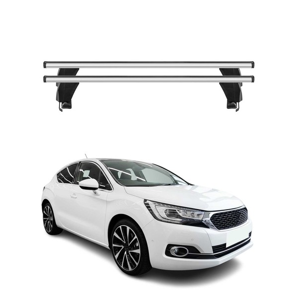 Menabo DachträGer GrundtäGer FüR DS4 Crossback 2015-2018 50Kg Alu Silber 2 Tlg-image