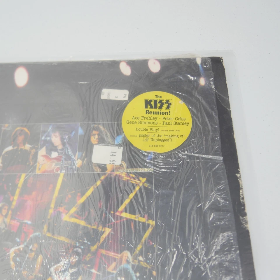 KISS MTV Unplugged Vinyl Double LP Rock Album 1996 Reunion Edition - Image 3 of 4
