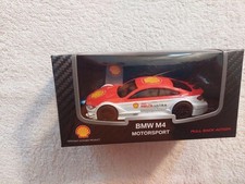 Shell BMW M4 Motorsport Modell Auto Spielzeug Pull Back Action NEU DTM