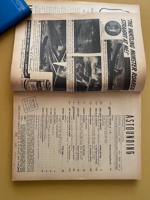 Astounding magazine  August 1939 - Image 2 of 3