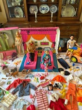 Huge Vintage Barbie Doll Lot. Over 500 Items Dolls, Cars, Furniture, Clothes