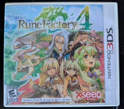 Rune Factory 4 (Nintendo 3DS, 2013) -READ DESCRIPTION-