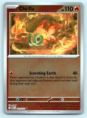 Chi-Yu Mega Evolution MEG REVERSE HOLO UC 031/132 NM