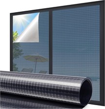 Coavas One Way Privacy Window Film Reflective Tint For Home Static Heat Blocking