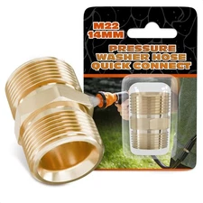 Pressure Washer Hose Connector - M22 14mm Pressure Washer Hose Coupler 4500 P...