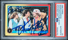 1989 Topps B2TF II MICHAEL J FOX, LLOYD & SHUE Signed Card #