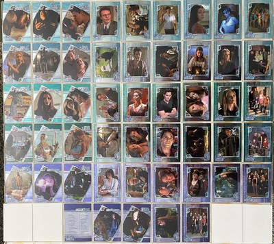 Buffy The Vampire Slayer Evolution Chromium Base Card Set 50 Cards Inkworks 2002