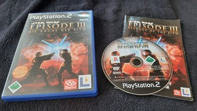SONY PLAYSTATION 2 PS 2 Star Wars Episode 3 Die Rache der Sith CIB