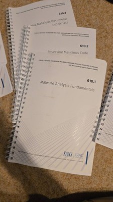 SANS FOR610: Reverse-Engineering Malware: Malware Analysis Tools and Techniques