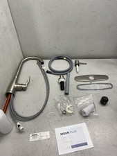 Moen Nolia Spot Resist Stainless One-Handle High Arc Kitchen Faucet 87071SRS