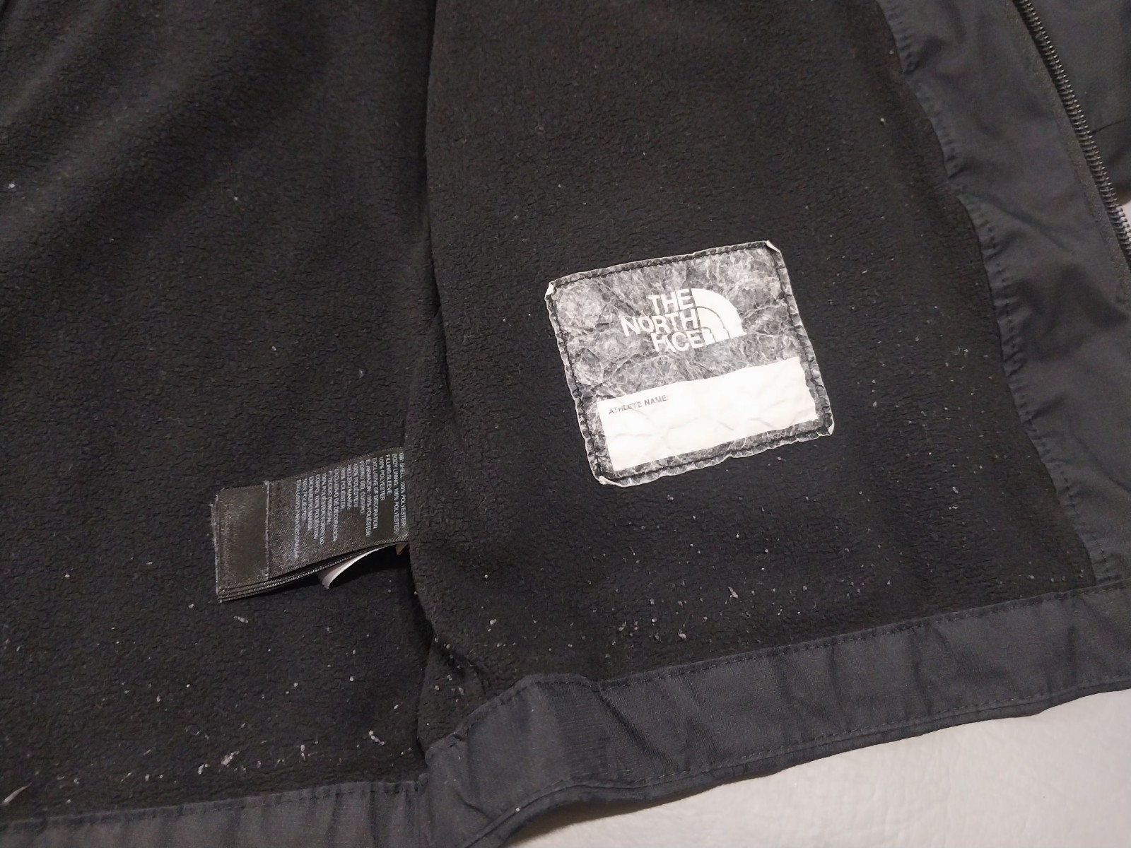 The North Face Windwall Youth Black Fleece Lined Shell Jacket Boys Large 14-16 thumbnail 6