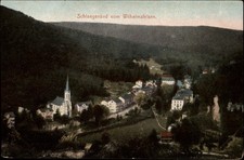 Schlangenbad Wilhelmsfels view vintage postcard s911
