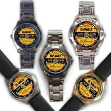 Best Quality Dewalt Guaranteed Tough Tools Casual NEW Custom Metal Watch!