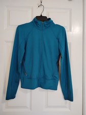Champion duo dry blue XS womens athletic track jacket