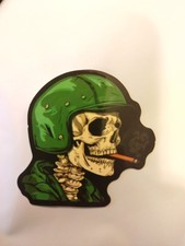 Green Skull Skeleton Gothic Sticker Decal