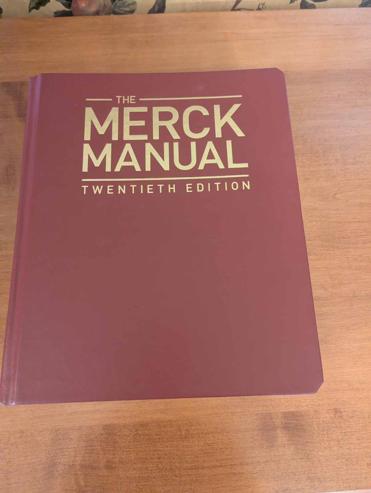 The Merck Manual of Diagnosis and Therapy 20th Edition by Merck (English) HC