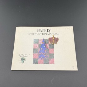 Hatris NES Nintendo Entertainment System W/ Manual Tested Authentic Excellent