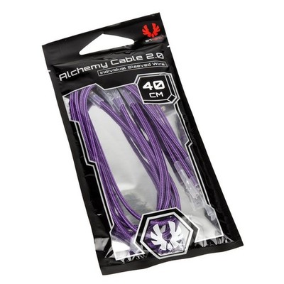 BitFenix Alchemy 2.0 PSU Cable, 5x 40cm - lila