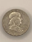 1963-D Franklin Half Dollar 90% Silver Denver Mint Circulated Ungraded Coin