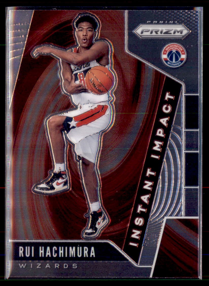 2019-20 Panini Prizm Basketball Rui Hachimura Wizards 8 Instant Impact