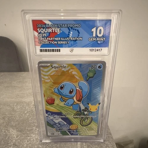 Squirtle 039 first partner illustration series 1 ACE 10