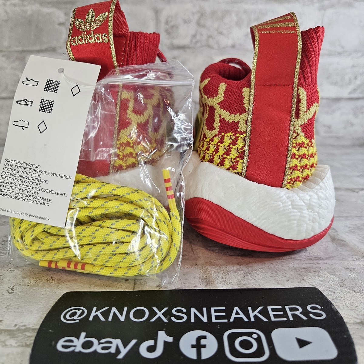 Adidas PW X BYW CNY Pharrell Chinese New Year Red Yellow