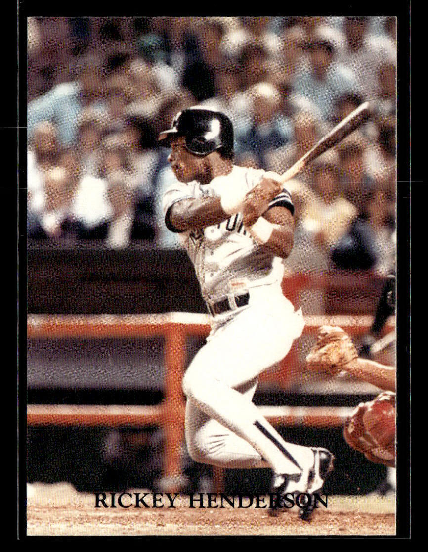 1987 Action Superstars (unlicensed) #6 Rickey Henderson