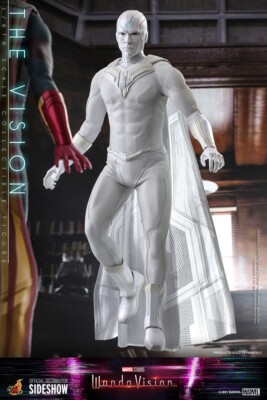 Hot Toys Marvel Vision Wandavision White 1/6 Scale Figure TMS054