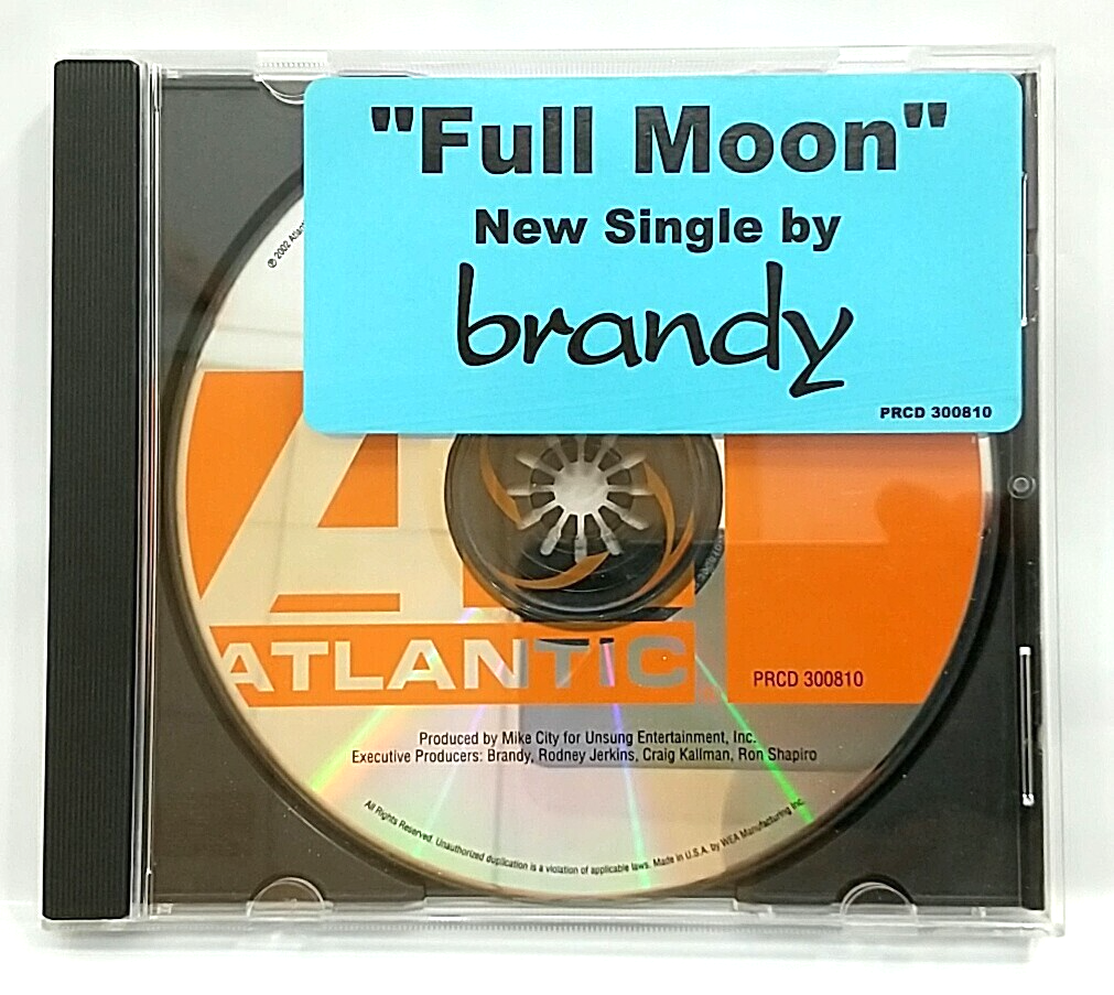 CD) Brandy – Full Moon, promo, PRCD 300810, Single, 2 Tracks, EX