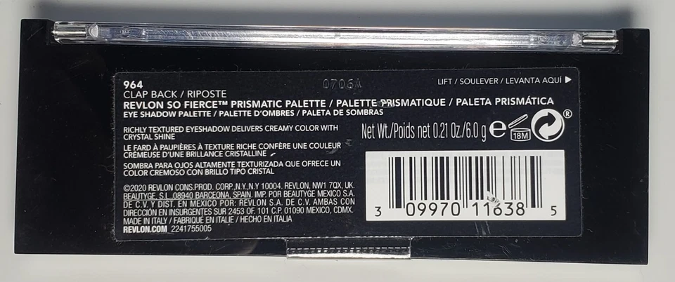 Revlon Eyeshadow Palette- Clap Back/Riposte #964 - So Fierce Eyeshadow - Image 2 of 2
