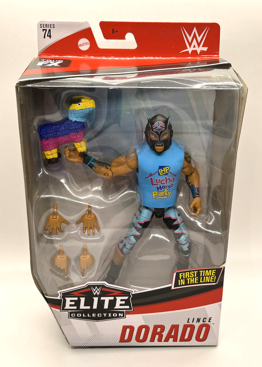 バトルブレイク 獅子王 2種セット 帯付き カプセル版ブラインドbox版 WWE Elite Lince Dorado Wrestling Figure Series 74 Lucha House