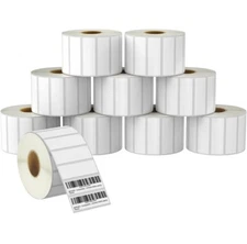 Beckey 3 X 1 (76 mm X 25 mm) UPC Barcode Adress Labels 10 Rolls 13750 Labels