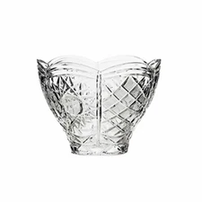 Neman Glassworks Vintage Serving Bowl 4.75", Old-fashioned Hand Made Glassware