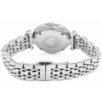 EMPORIO ARMANI CLASSIC AR1908 SILVER/WHITE MOTHER OF PEARL  display picture 1