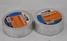 Lot of 2 Shurtape AF 975CT Silver Aluminum Foil Tape Rolls 1.88" x 50.3yd 2 Mil